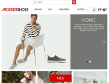 Tablet Screenshot of mossershoes.com